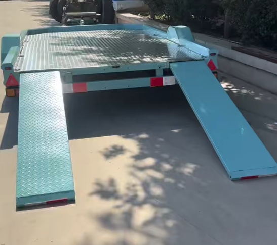 Trailer Flatbed Elektromagnetik Poros Tunggal